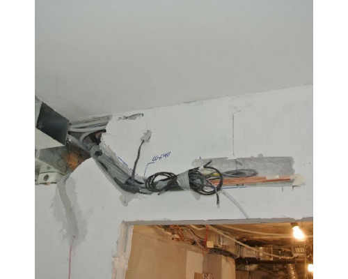 Штробление стены под нишу для дренажной помпы Bosch 150х70 мм. (Бетон)